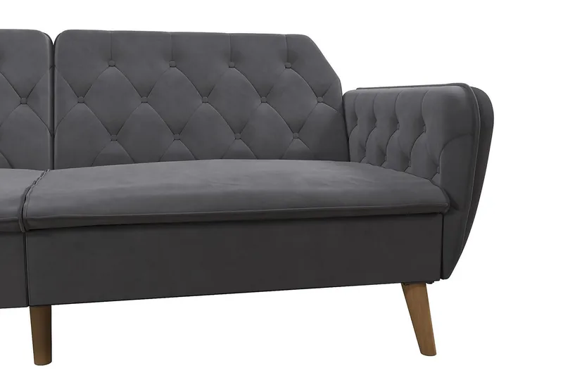 Tallulah 2-personers Sovesofa Grå - Novogratz - Møbler - Sofaer - Sovesofaer