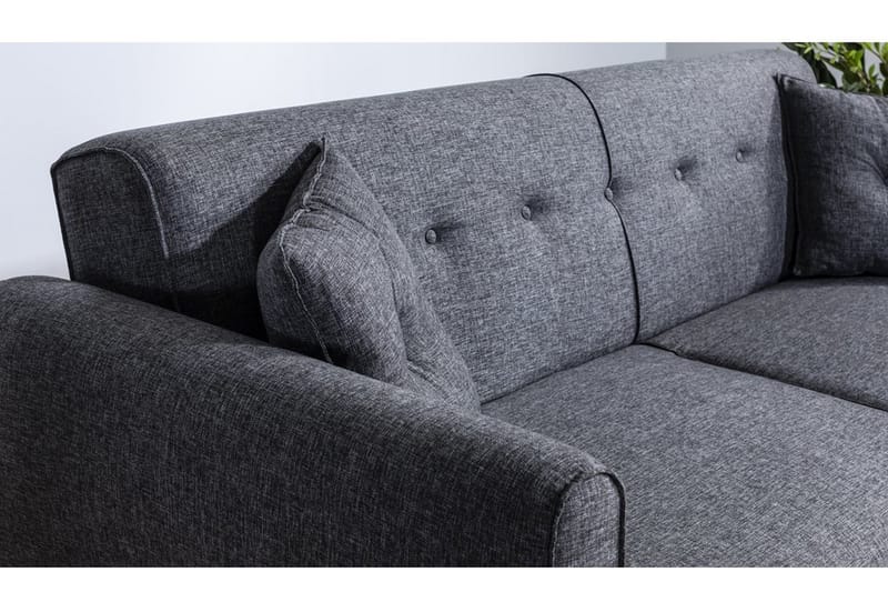 Tamatha 3-pers. Sovesofa - Mørkegrå - Møbler - Sofaer - Sovesofaer