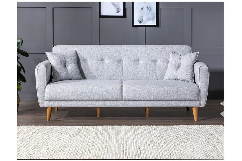 Tamatha 3-pers. Sovesofa - Grå - Møbler - Sofaer - Sovesofaer