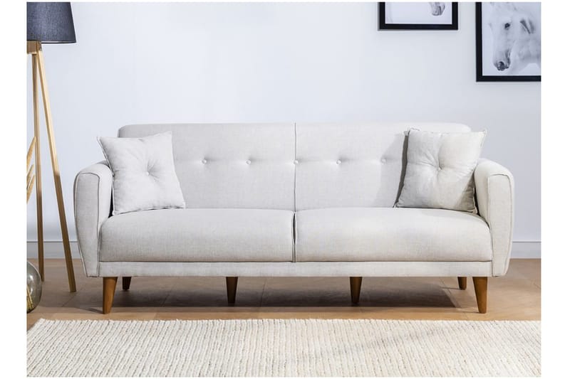 Tamatha 3-pers. Sovesofa - Beige - Møbler - Sofaer - Sovesofaer