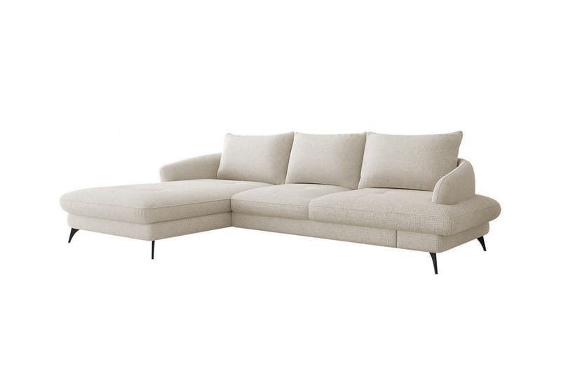 Telford 3-personers Hjørnesofa - Beige - Sovesofaer - Hjørnesovesofa