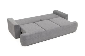 Terros 3-personers Rektangulær Sovesofa 147x205 cm med Opbevaring i Stof - Hvid - Møbler - Sofaer - Sovesofaer