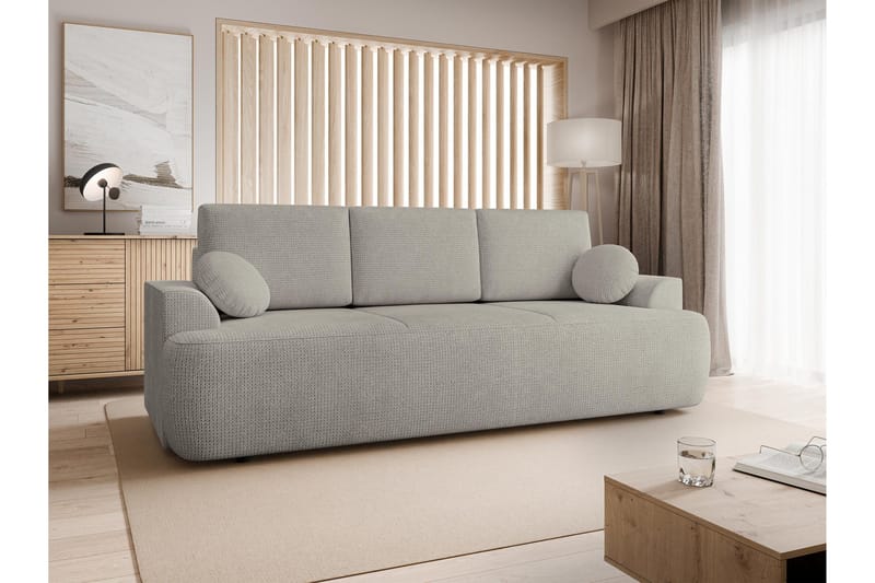 Terros Sovesofa 3-personers - Grå - Møbler - Sofaer - Sovesofaer