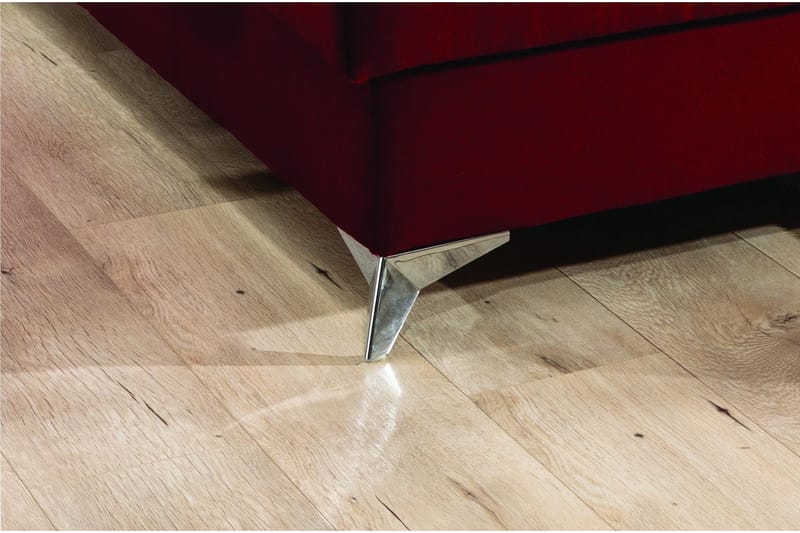 Theriago Hjørnesovesofa med Chaiselong Venstre - Rød - Møbler - Sofaer - Sovesofaer