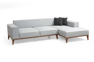 Thrill Sovesofa med Chaiselong Højre - Grå - Møbler - Sofaer - Sovesofaer