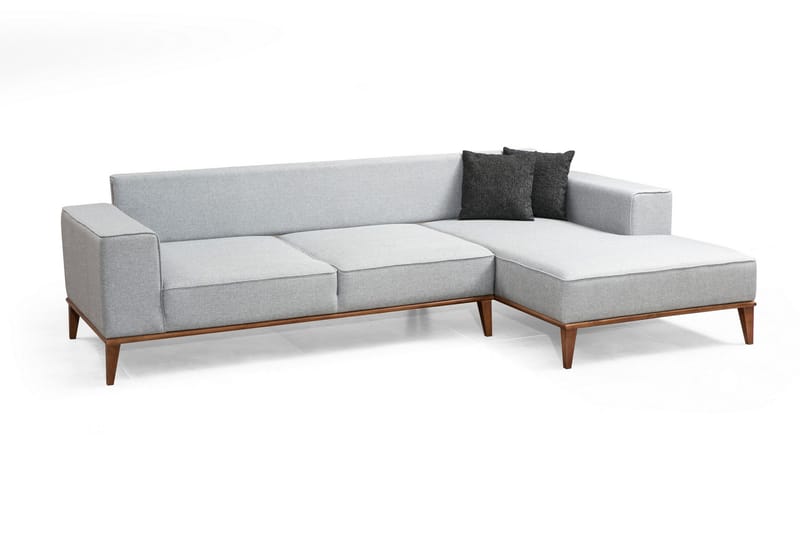 Thrill Sovesofa med Chaiselong Højre - Grå - Møbler - Sofaer - Sovesofaer