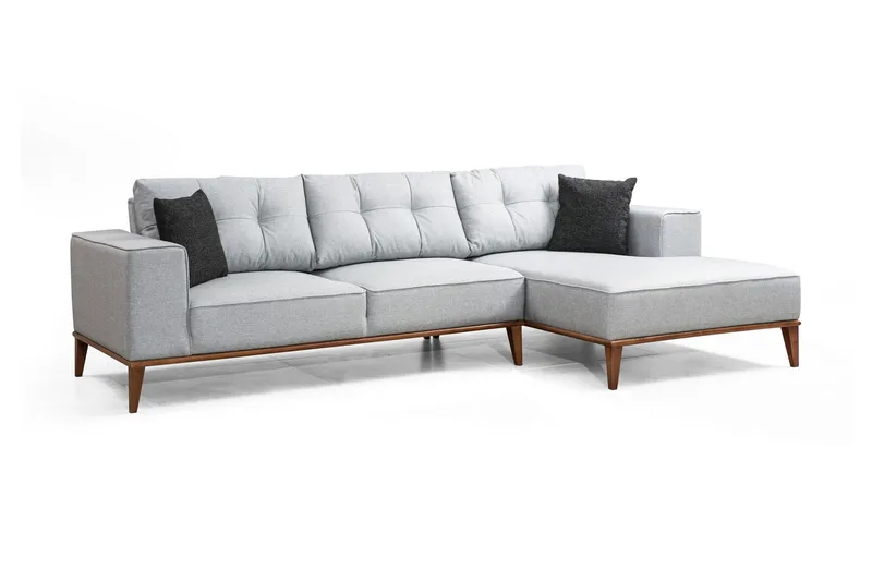 Thrill Sovesofa med Chaiselong Højre, Grå