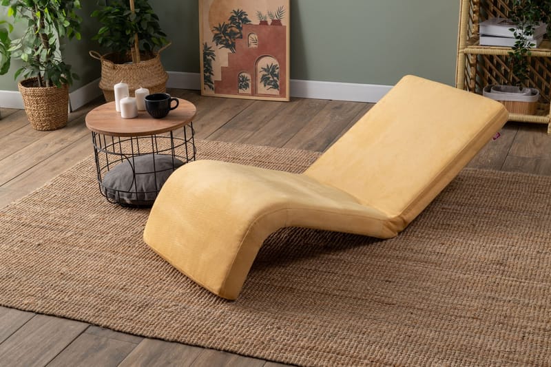 Sovesofa til 1 person Atelier Del Sofa Nami Single (55 x 50 x 60 cm) Sennep - Møbler - Sofaer - Sovesofaer