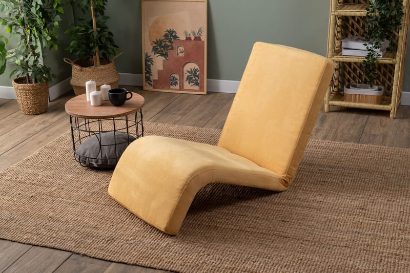 Sovesofa til 1 person Atelier Del Sofa Nami Single (55 x 50 x 60 cm) Sennep - Møbler - Sofaer - Sovesofaer