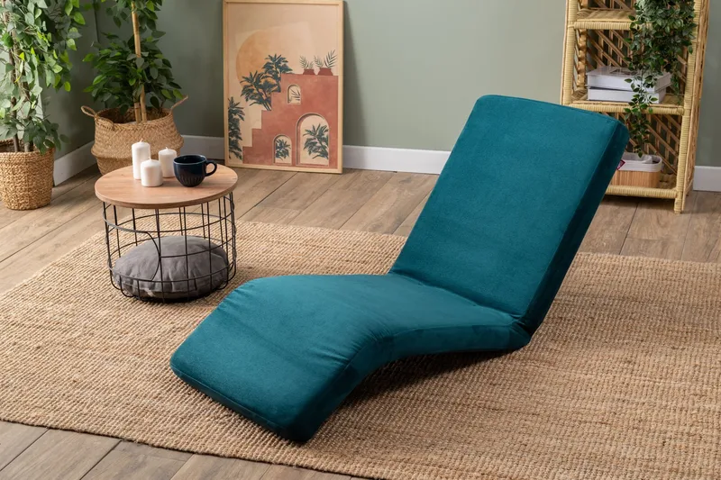 Sovesofa til 1 person Atelier Del Sofa Nami Single (55 x 50 x 60 cm) Petrol Green - Møbler - Sofaer - Sovesofaer