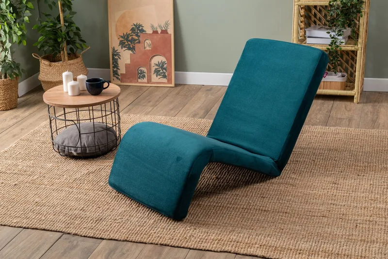 Sovesofa til 1 person Atelier Del Sofa Nami Single (55 x 50 x 60 cm) Petrol Green - Møbler - Sofaer - Sovesofaer