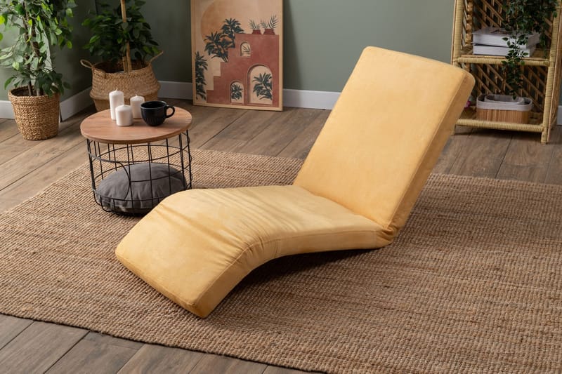 Sovesofa til 1 person Atelier Del Sofa Nami Single (55 x 50 x 60 cm) Sennep - Møbler - Sofaer - Sovesofaer