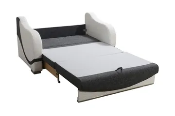 Tina 2-personers Sovesofa 117x193 cm med Opbevaring i Stof - Brun - Møbler - Sofaer - Sovesofaer