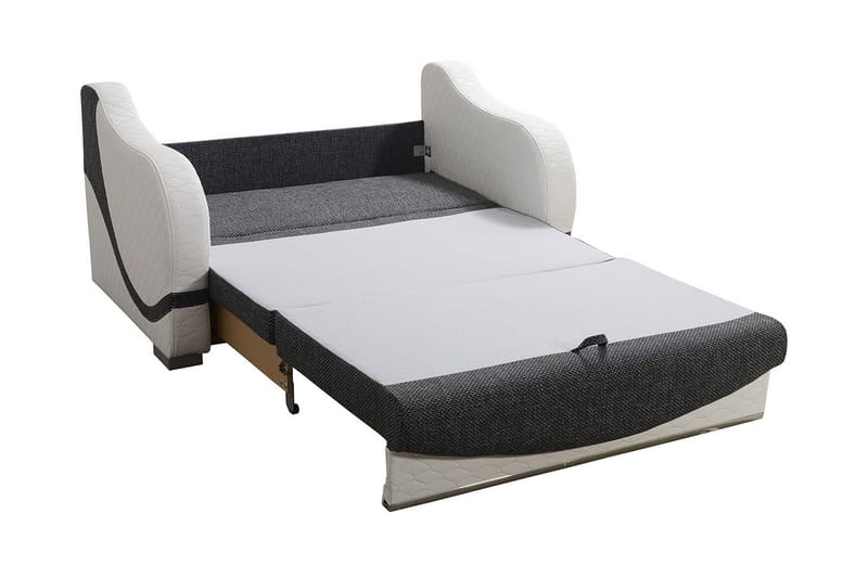 Tina 2-personers Sovesofa 117x193 cm med Opbevaring i Stof - Brun - Møbler - Sofaer - Sovesofaer