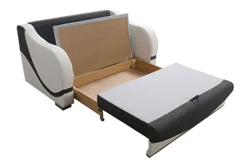 Tina 2-personers Sovesofa 117x193 cm med Opbevaring i Stof - Brun - Møbler - Sofaer - Sovesofaer