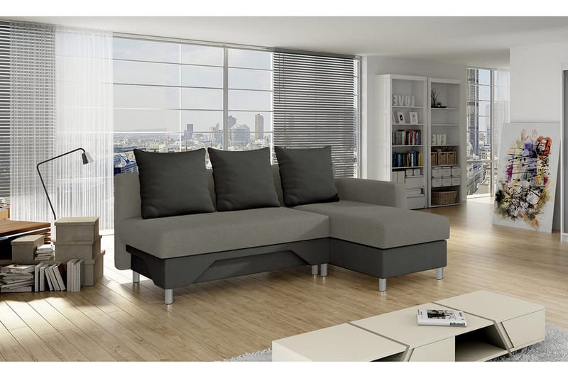 Tom sovesofa med diva 215x133x72 cm - Møbler - Sofaer - Sovesofaer