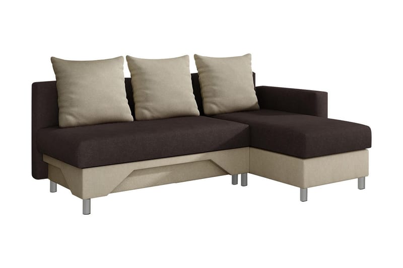 Tom sovesofa med diva 215x133x72 cm - Sovesofaer - Sovesofa chaiselong - Velour sofaer