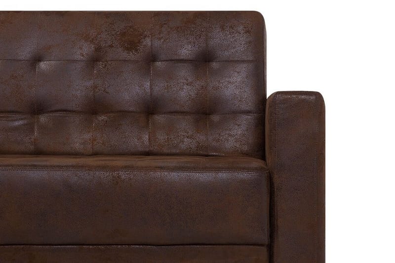 Toomey hjørnesovesofa Stor højre kunstlæder - Brun - Møbler - Sofaer - Sovesofaer