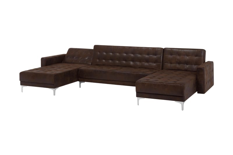 Toomey sovesofa med Divan - Brun - Sovesofaer - U sovesofa - Sovesofa chaiselong