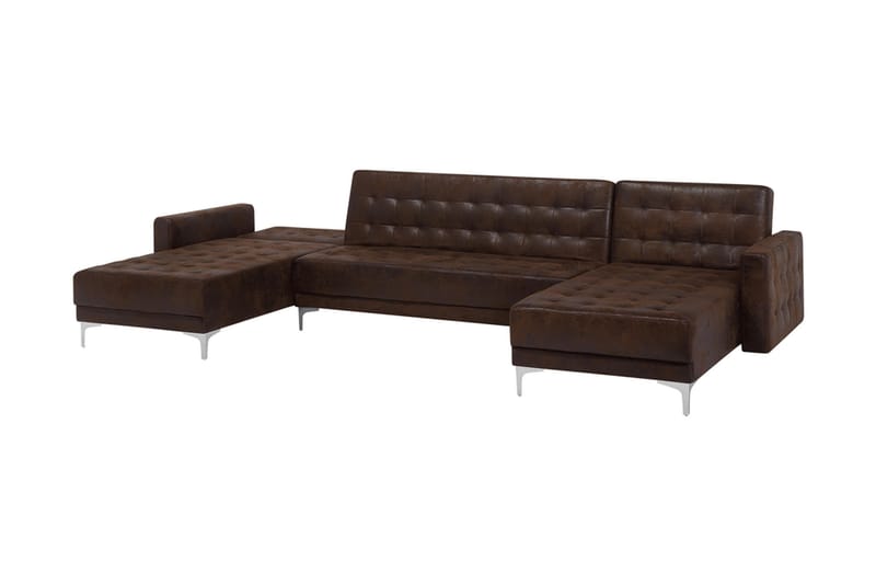 Toomey sovesofa med Divan - Brun - Sovesofaer - U sovesofa - Sovesofa chaiselong