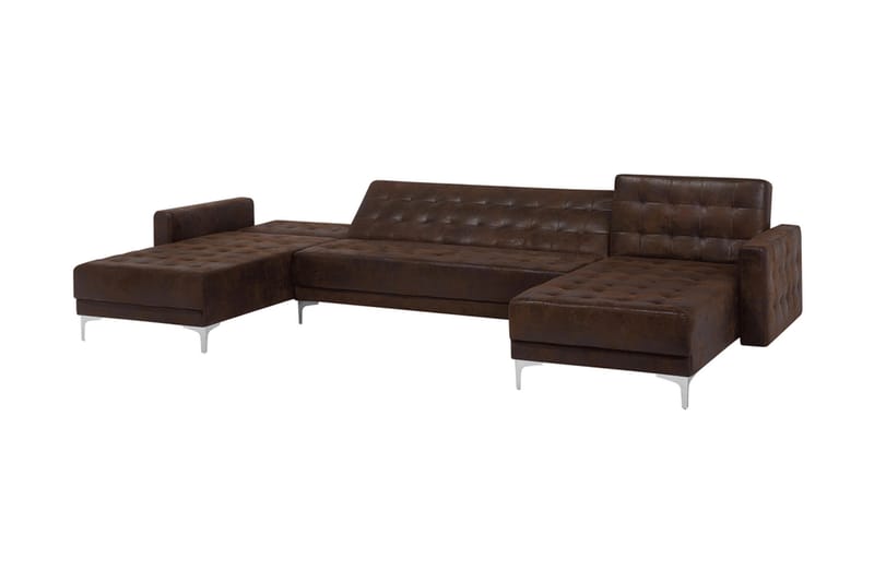 Toomey sovesofa med Divan - Brun - Sovesofaer - U sovesofa - Sovesofa chaiselong