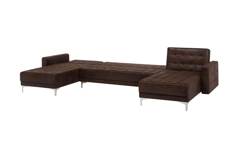 Toomey sovesofa med Divan - Brun - Sovesofaer - U sovesofa - Sovesofa chaiselong