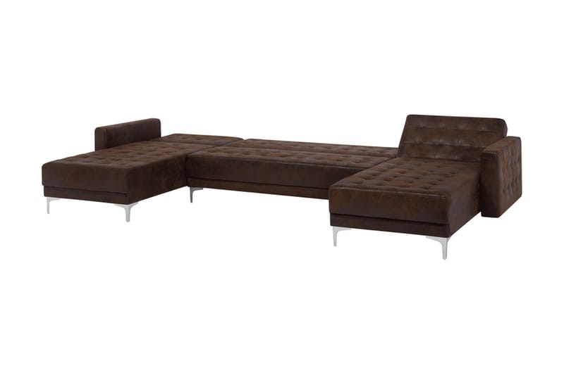 Toomey sovesofa med Divan - Brun - Sovesofaer - U sovesofa - Sovesofa chaiselong