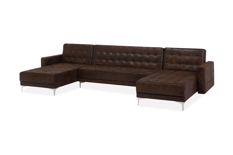 Toomey sovesofa med Divan - Brun - Sovesofaer - U sovesofa - Sovesofa chaiselong