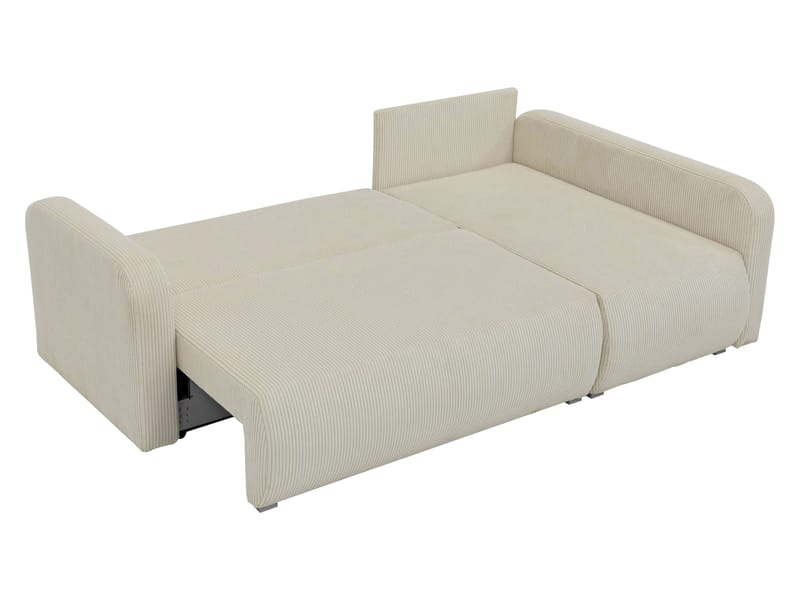 Toren sovesofa med opbevaring og divan højre - Lysegrå - Møbler - Sofaer - Sovesofaer