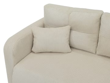 Toren sovesofa med opbevaring og divan højre - Lysegrå - Møbler - Sofaer - Sovesofaer