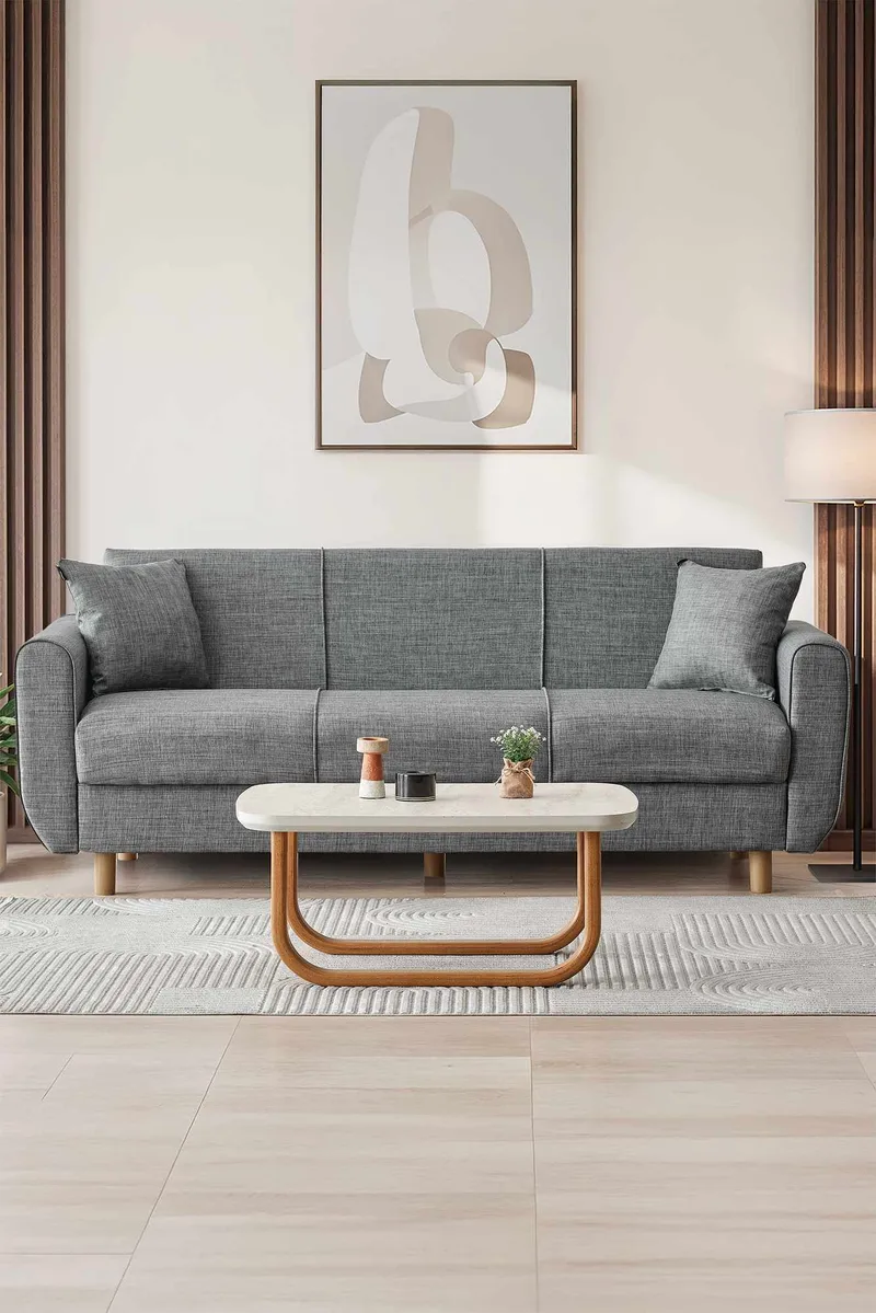 Torlan 3-personers sofa - Grå - Møbler - Sofaer - Sovesofaer