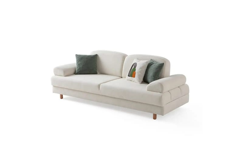 Torrelis Sovesofa 3-personers - Hvid - Møbler - Sofaer - Sovesofaer