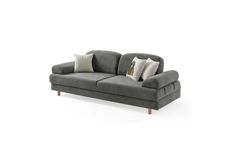 Torrelis Sovesofa 3-personers - Antracit - Møbler - Sofaer - Sovesofaer