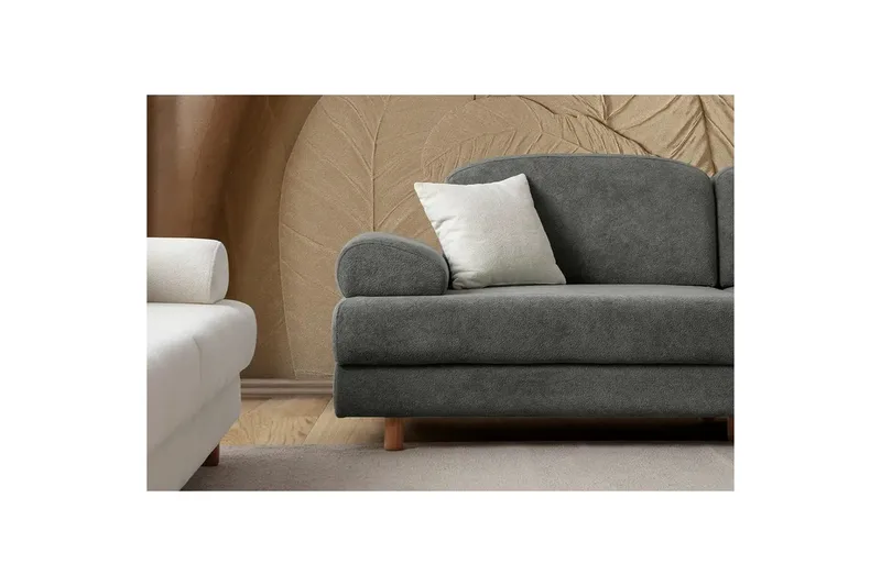 Torrelis Sovesofa 3-personers - Antracit - Møbler - Sofaer - Sovesofaer