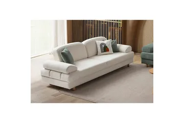 Torrelis Sovesofa 3-personers - Hvid - Møbler - Sofaer - Sovesofaer