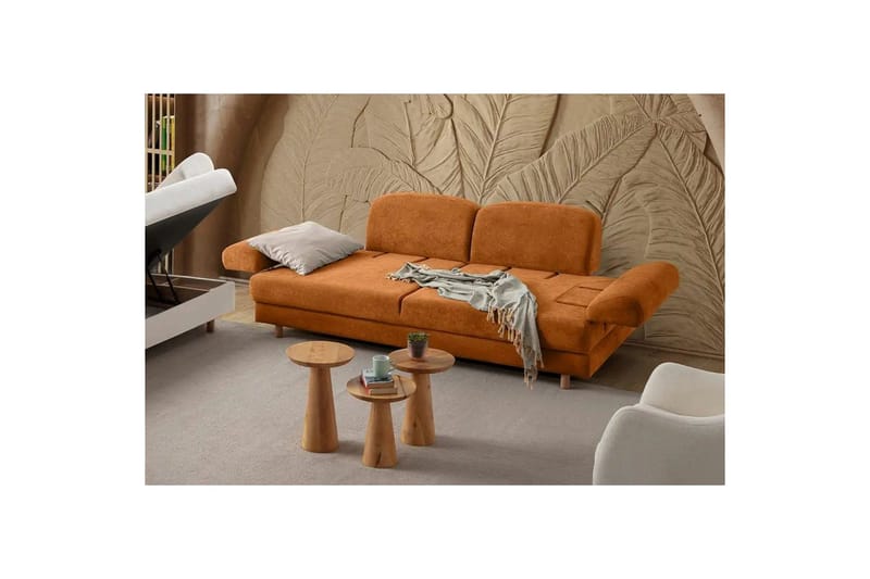 Torrelis Sovesofa 3-personers - Terrakotta - Møbler - Sofaer - Sovesofaer