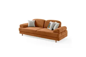 Torrelis Sovesofa 3-personers - Terrakotta - Møbler - Sofaer - Sovesofaer