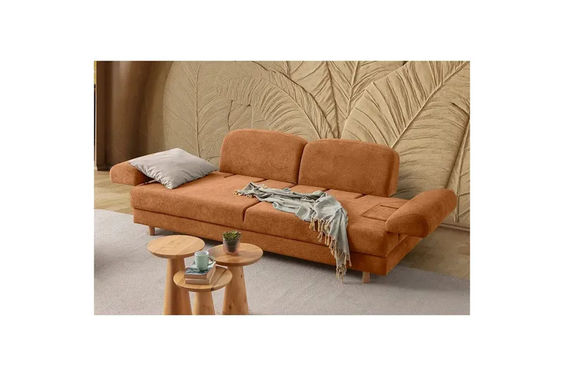 Torrelis Sovesofa 3-personers - Terrakotta - Møbler - Sofaer - Sovesofaer