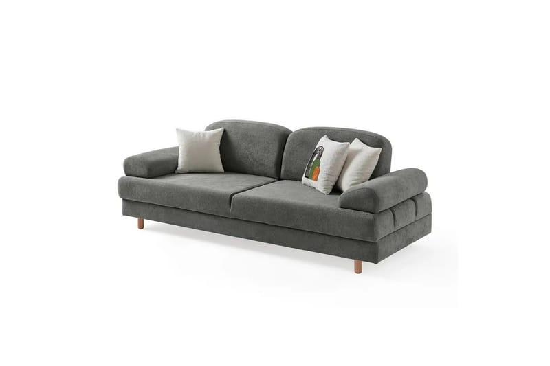 Torrelis Sovesofa 3-personers - Antracit - Møbler - Sofaer - Sovesofaer