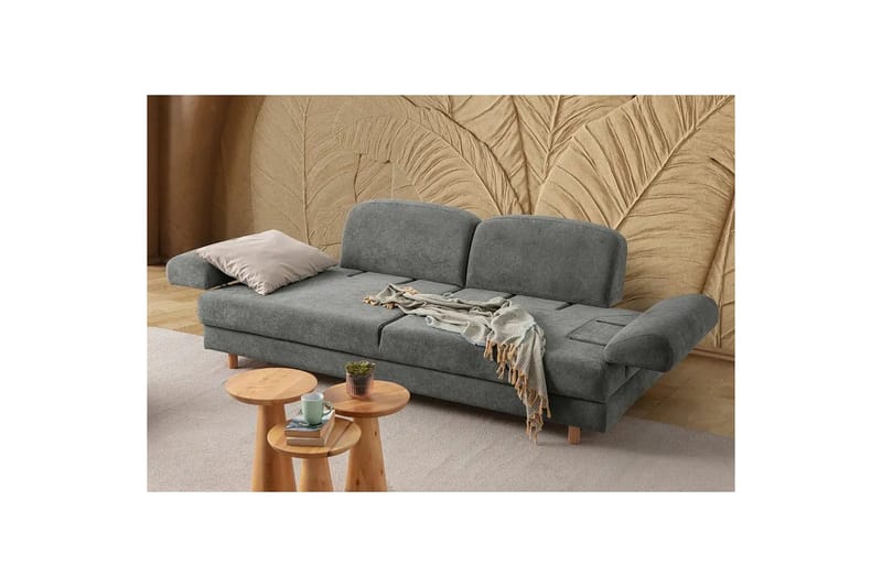 Torrelis Sovesofa 3-personers - Antracit - Møbler - Sofaer - Sovesofaer