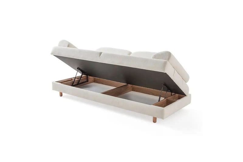 Torrelis Sovesofa 3-personers - Hvid - Møbler - Sofaer - Sovesofaer