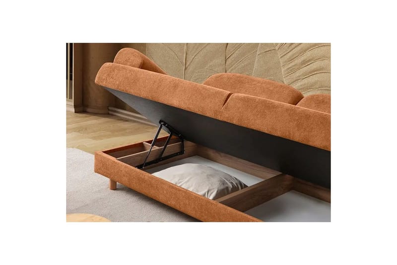 Torrelis Sovesofa 3-personers - Terrakotta - Møbler - Sofaer - Sovesofaer