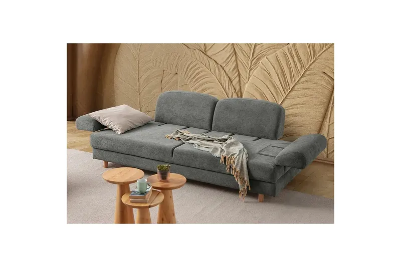 Torrelis Sovesofa 3-personers - Antracit - Møbler - Sofaer - Sovesofaer