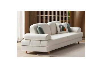 Torrelis Sovesofa 3-personers - Hvid - Møbler - Sofaer - Sovesofaer