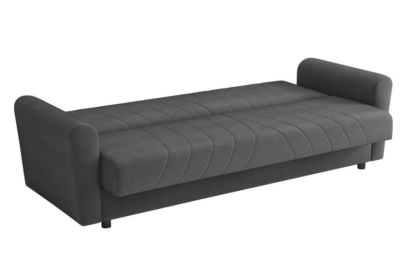 Torskudden Sovesofa 115x190 cm med Opbevaring i Stof - Grå - Møbler - Sofaer - Sovesofaer