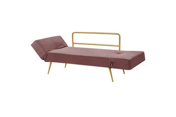 Touya Sovesofa 2-personers - Guld/Rosa - Møbler - Sofaer - Sovesofaer