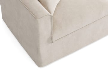Travstad 3-personers sovesofa med HVILA topmadras 140x200 cm polyetherskum med vaskbart betræk - Beige - Møbler - Sofaer - Sovesofaer