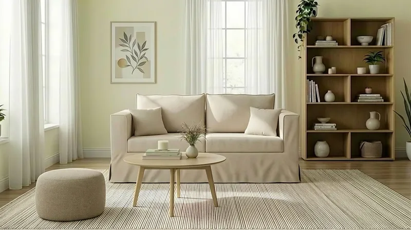 Travstad 3-personers Sovesofa i Chenille - Beige - Møbler - Sofaer - Sovesofaer