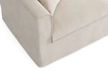 Travstad 3-personers sovesofa i chenille, fremadudslået - Beige - Møbler - Sofaer - Sovesofaer