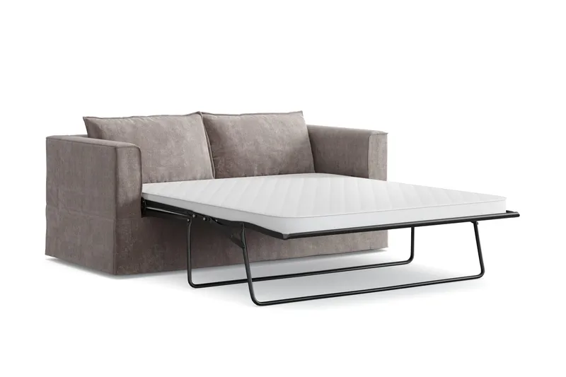 Travstad 3-personers Sovesofa i Chenille - Grå - Møbler - Sofaer - Sovesofaer